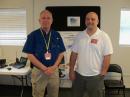 Tom Brown N4TAB (SEC) and Steve Misel K4WEB (ASEC) visiting the NC4CA troops for a visit.